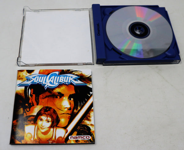 Vintage 1999 90s Sega Dreamcast Soul Calibur Fighting Video Game Pal Version 1-2 Players Retro