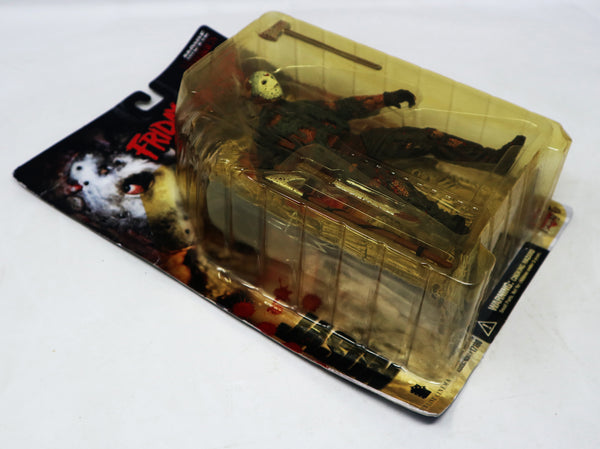 Vintage 1998 90s Movie Maniacs Series 1 Friday The 13th Jason Vorhees Figure Carded MOC Rare