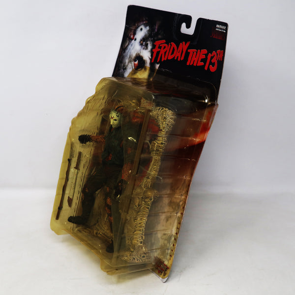 Vintage 1998 90s Movie Maniacs Series 1 Friday The 13th Jason Vorhees Figure Carded MOC Rare