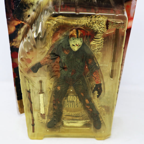 Vintage 1998 90s Movie Maniacs Series 1 Friday The 13th Jason Vorhees Figure Carded MOC Rare