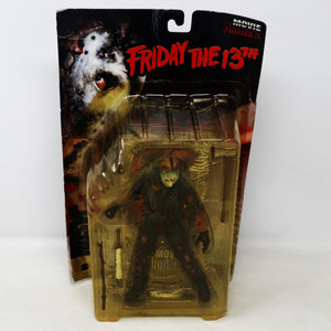 Vintage 1998 90s Movie Maniacs Series 1 Friday The 13th Jason Vorhees Figure Carded MOC Rare