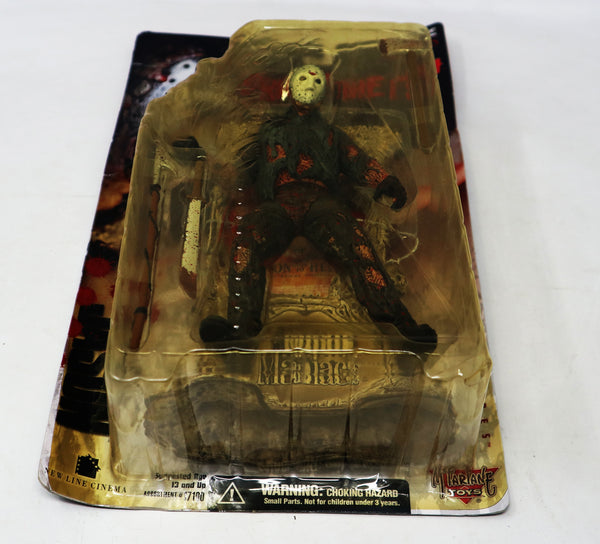Vintage 1998 90s Movie Maniacs Series 1 Friday The 13th Jason Vorhees Figure Carded MOC Rare