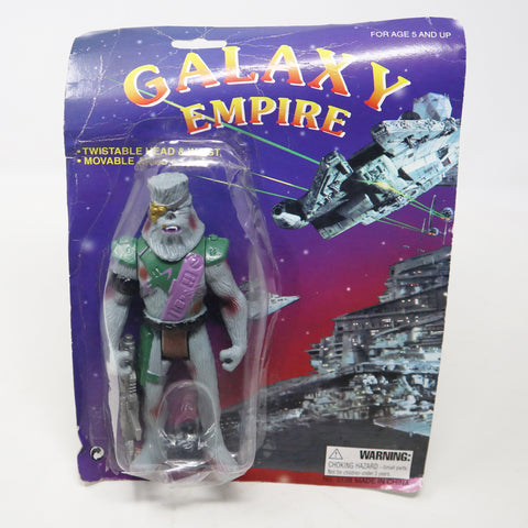 Vintage 1997 90s PMS Galaxy Empire Star Wars Bootleg KO Knock Off Chewbacca 6" Action Figure No. 3138 MOC Carded Sealed