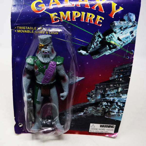 Vintage 1997 90s PMS Galaxy Empire Star Wars Bootleg KO Knock Off Chewbacca 6" Action Figure No. 3138 MOC Carded Sealed