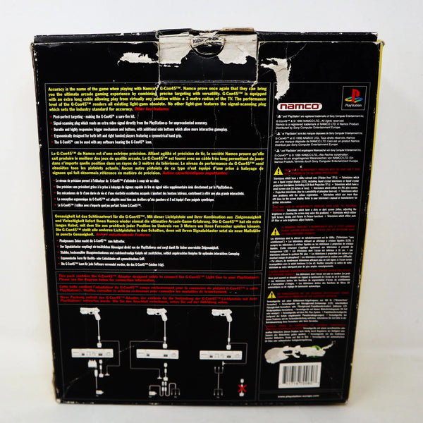 Vintage 1996 90s Sony Playstation PS1 Namco G-Con45 Light Gun Controller Pal Boxed SLEH-00007 Retro Gaming