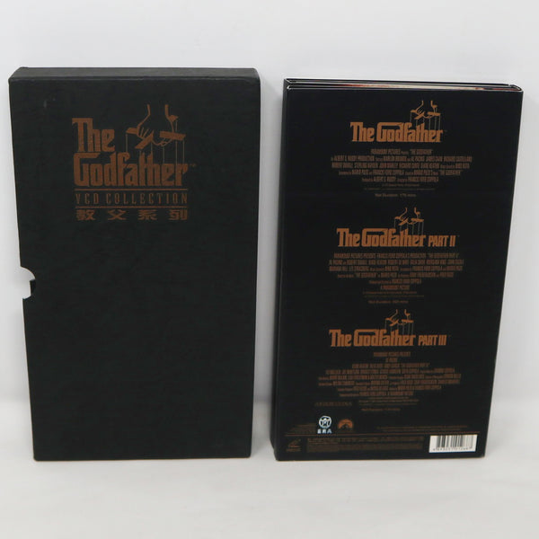 Vintage The Godfather VCD Video CD Collection Complete 1-3 Part I II III Boxed Boxset Rare Marlon Brando Al Pacino