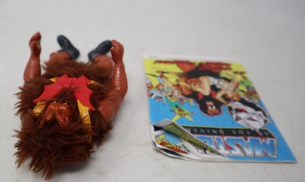 Vintage 1981 80s He-Man MOTU Masters Of The Universe Original Series Grizzlor Action Figure + Mini Comic