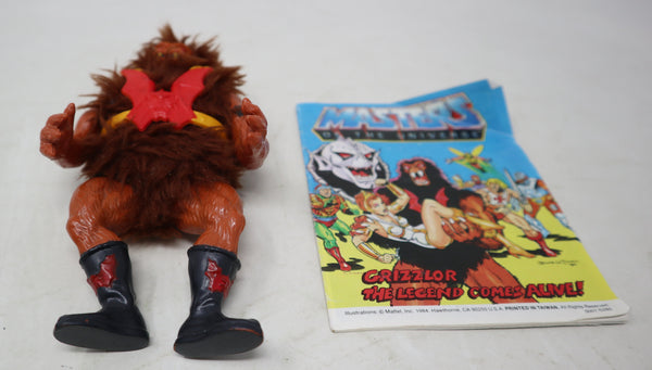 Vintage 1981 80s He-Man MOTU Masters Of The Universe Original Series Grizzlor Action Figure + Mini Comic