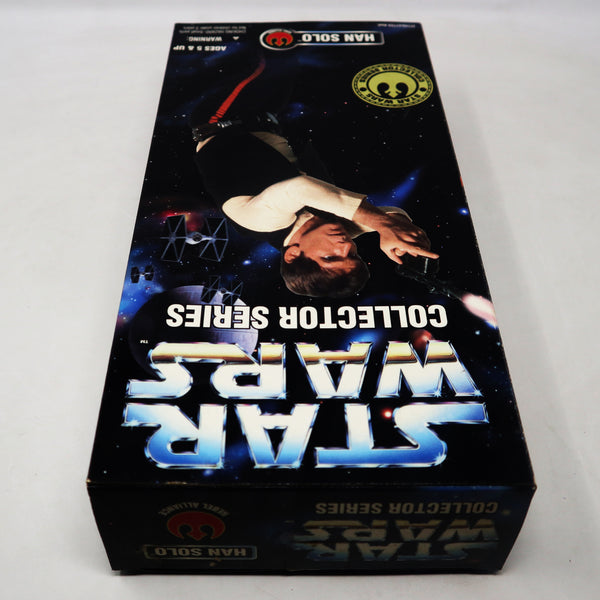 Vintage 1996 90s Hasbro Kenner Star Wars Collector Series Han Solo Fully Poseable 12" Action Figure Boxed Sealed MISB Retro
