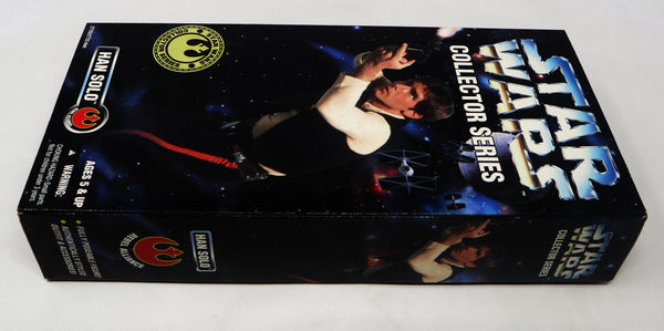 Vintage 1996 90s Hasbro Kenner Star Wars Collector Series Han Solo Fully Poseable 12" Action Figure Boxed Sealed MISB Retro
