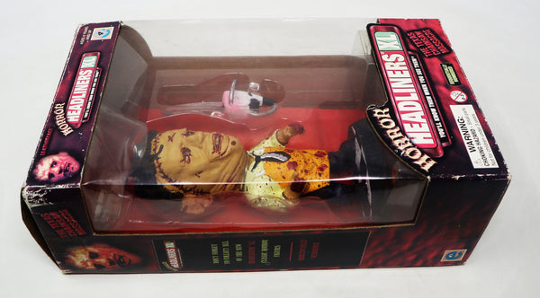 Vintage 1999 90s Horror Headliners XL The Texas Chainsaw Massacre Leatherface 6" Figure Sculpture + Numbered Certificate Of Authenticity Boxed
