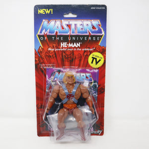 2018 Mattel MOTU Masters Of The Universe Super7 Series He-Man Action Figure Carded MOC Rare Retro