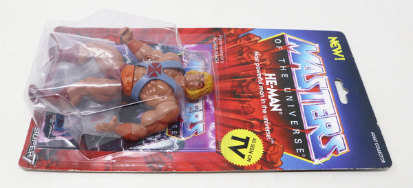 2018 Mattel MOTU Masters Of The Universe Super7 Series He-Man Action Figure Carded MOC Rare Retro