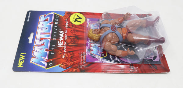 2018 Mattel MOTU Masters Of The Universe Super7 Series He-Man Action Figure Carded MOC Rare Retro