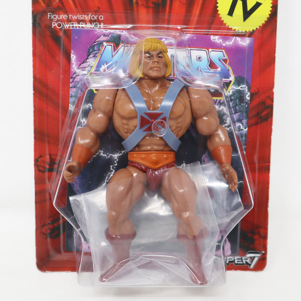 2018 Mattel MOTU Masters Of The Universe Super7 Series He-Man Action Figure Carded MOC Rare Retro