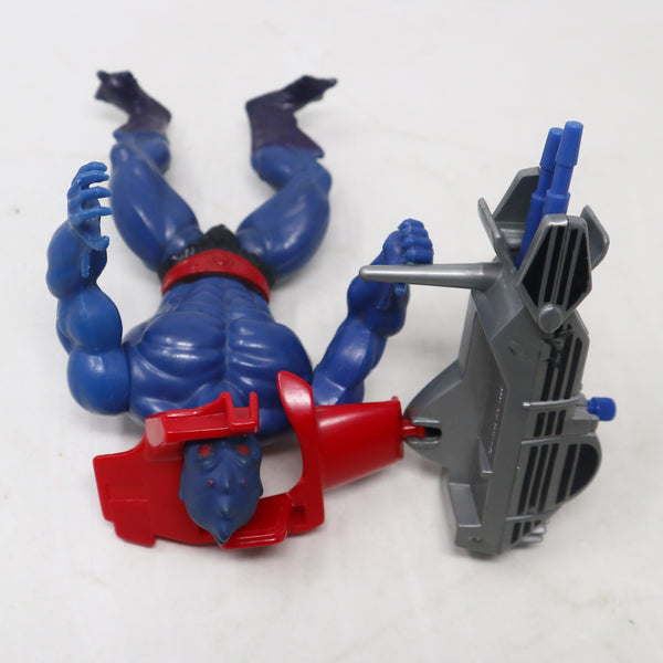 Vintage 1981 80s Mattel He-Man MOTU Masters Of The Universe Original Series Webstor Figure + 1985 Megalaser Heroic Wind-Up Beam Blaster Retro