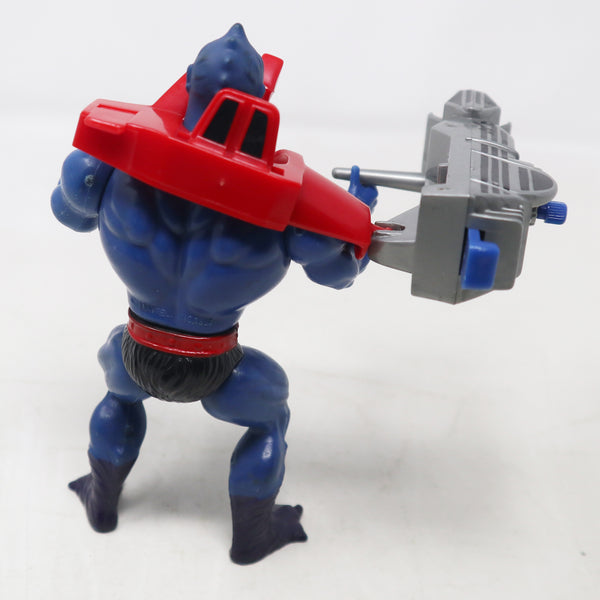Vintage 1981 80s Mattel He-Man MOTU Masters Of The Universe Original Series Webstor Figure + 1985 Megalaser Heroic Wind-Up Beam Blaster Retro
