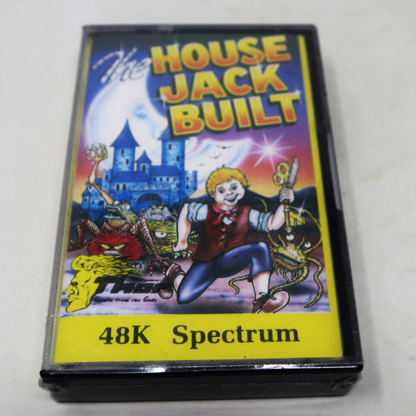 Vintage 1984 80s Sinclair Spectrum 48K The House That Jack Built Cassette Tape Video Game Sealed Rare