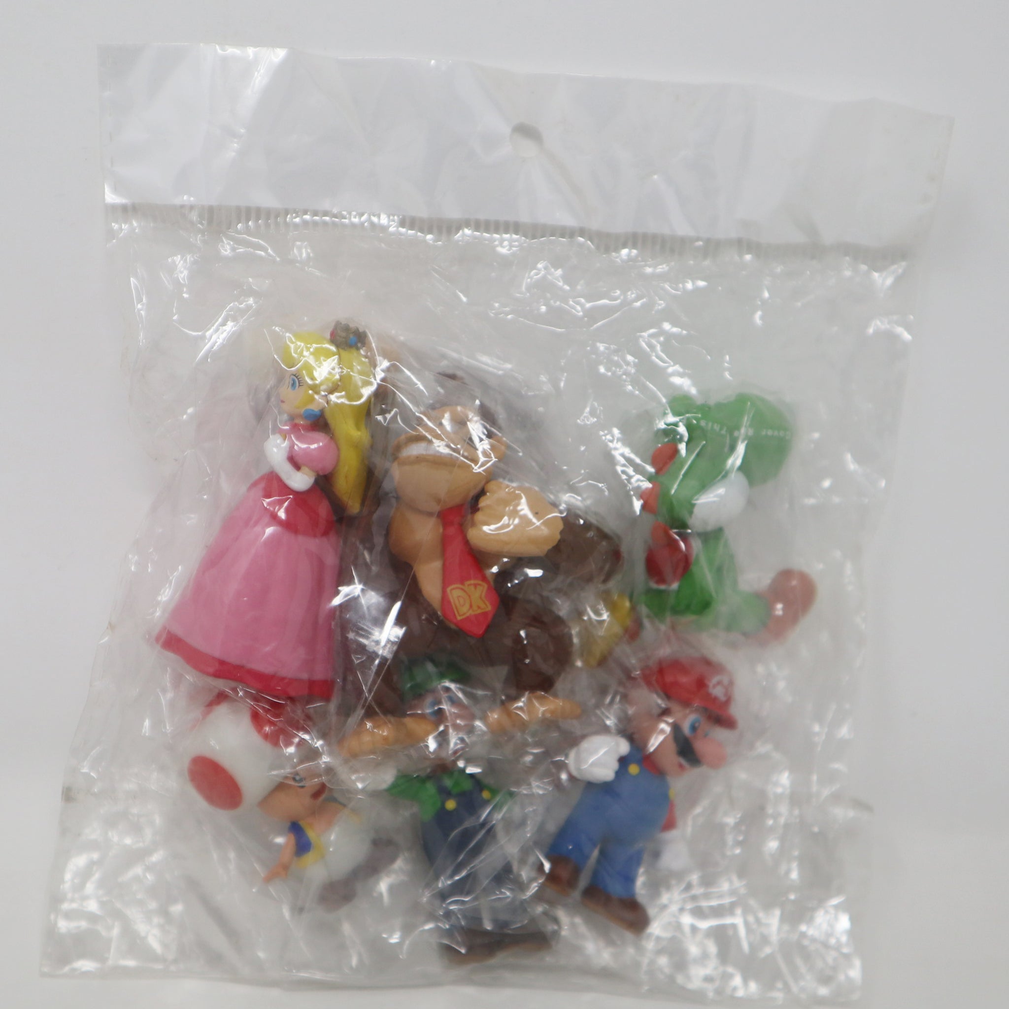 Nintendo Super Mario Luigi Toad Yoshi Donkey Kong Princess Peach Collectable Figures Lot Bundle