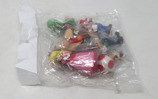 Nintendo Super Mario Luigi Toad Yoshi Donkey Kong Princess Peach Collectable Figures Lot Bundle