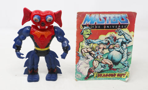 Vintage 1984 80s He-Man MOTU Masters Of The Universe Original Series Mantenna Action Figure + Mini Comic Retro