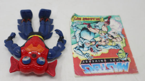 Vintage 1984 80s He-Man MOTU Masters Of The Universe Original Series Mantenna Action Figure + Mini Comic Retro