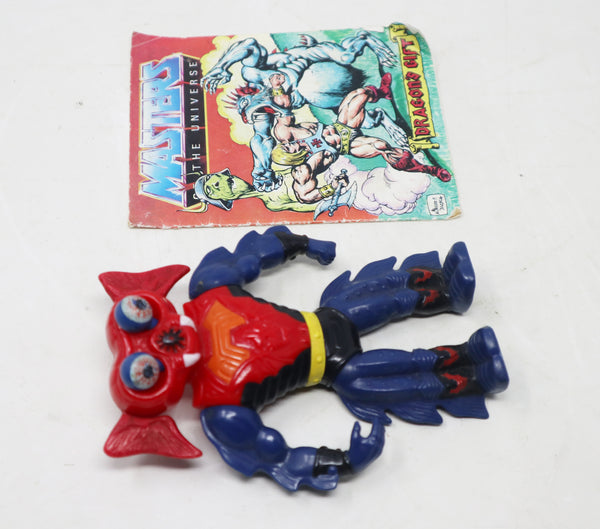 Vintage 1984 80s He-Man MOTU Masters Of The Universe Original Series Mantenna Action Figure + Mini Comic Retro