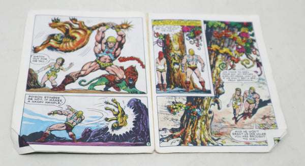 Vintage 1984 80s He-Man MOTU Masters Of The Universe Original Series Mantenna Action Figure + Mini Comic Retro