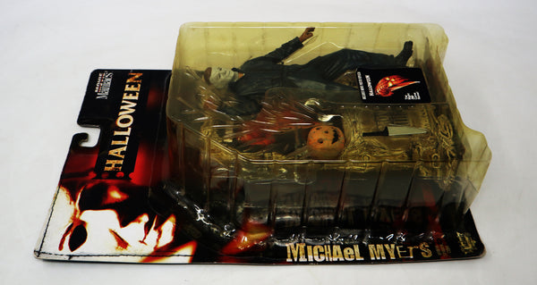 Vintage 1999 90s Movie Maniacs Series 2 Halloween Michael Myers Horror Figure Carded MOC Rare