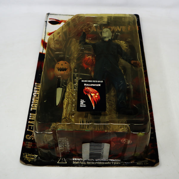 Vintage 1999 90s Movie Maniacs Series 2 Halloween Michael Myers Horror Figure Carded MOC Rare