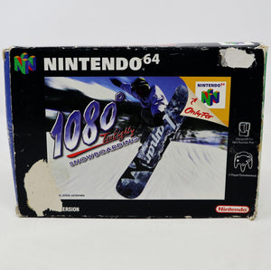 Vintage 1998 90s Nintendo 64 N64 1080 Ten Eighty Snowboarding Video Game Boxed Pal 2 Players