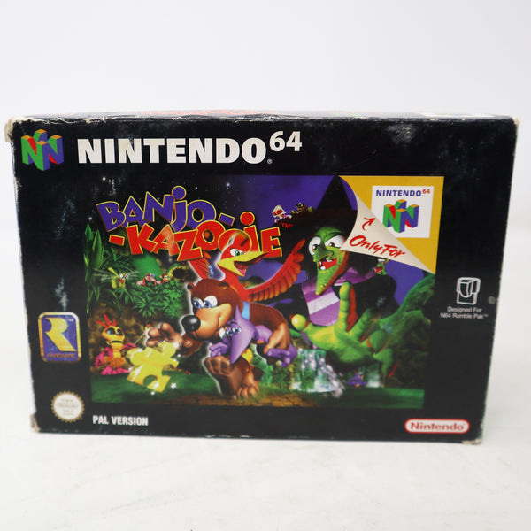 Vintage 1998 90s Nintendo 64 N64 Banjo Kazooie Cartridge Video Game PAL Version Boxed Retro