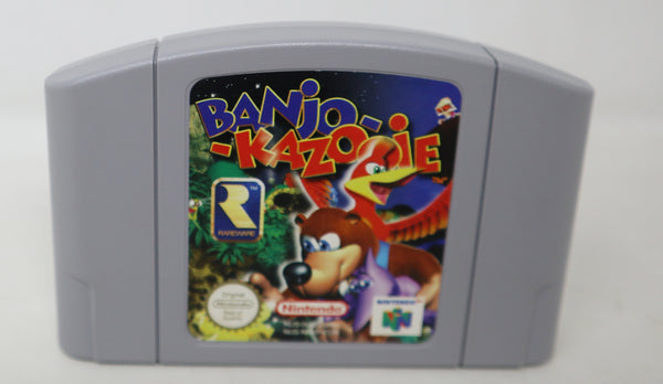 Vintage 1998 90s Nintendo 64 N64 Banjo Kazooie Cartridge Video Game PAL Version Boxed Retro