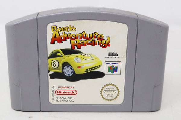 Vintage 1999 90s Nintendo 64 N64 Beetle Adventure Racing! Cartridge Video Game Boxed Pal Version 1-4 Players Retro