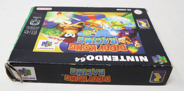 Vintage 1997 90s Nintendo 64 N64 Diddy Kong Racing Cartridge Video Game Boxed Pal Version Retro