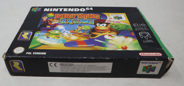 Vintage 1997 90s Nintendo 64 N64 Diddy Kong Racing Cartridge Video Game Boxed Pal Version Retro