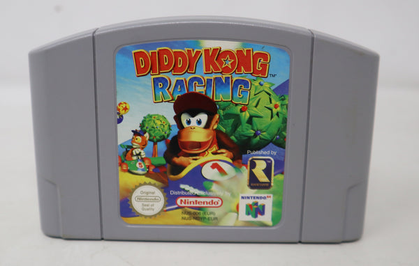 Vintage 1997 90s Nintendo 64 N64 Diddy Kong Racing Cartridge Video Game Boxed Pal Version Retro