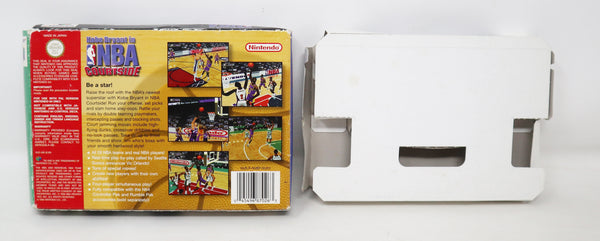 Vintage 1998 90s Nintendo 64 N64 Kobe Bryant in NBA Courtside Basketball Sports Video Game Boxed Pal Version 1-4 Players Retro