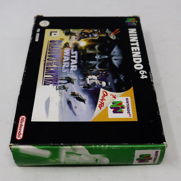 Vintage 1996 90s Nintendo 64 N64 Star Wars Shadows Of The Empire Video Game Boxed Pal