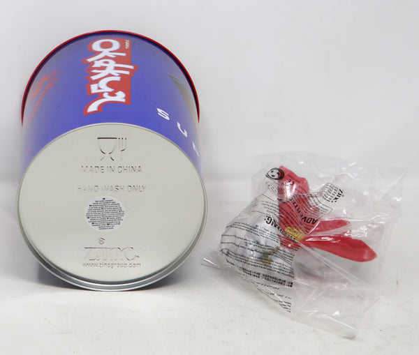 Odeon Cinema DC Warner Bros. Supergirl With Removable Krypto Dog Figure Film Movie Popcorn Tin Bucket Brand New Unused Souvenir