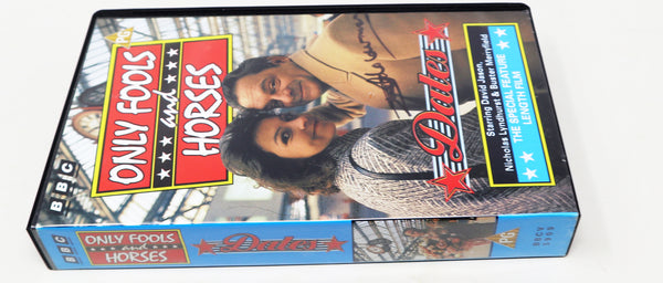 Vintage 1996 90s BBC Only Fools And Horses Dates PAL VHS (Video Home System) Tape Signed By Sue Holderness (Marlene) Rare Retro