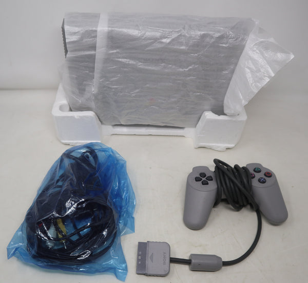 Vintage Sony Playstation 1 PS1 Pal Console Boxed SCPH-9002, Controller + Tomb Raider Video Game Lot Bundle Retro