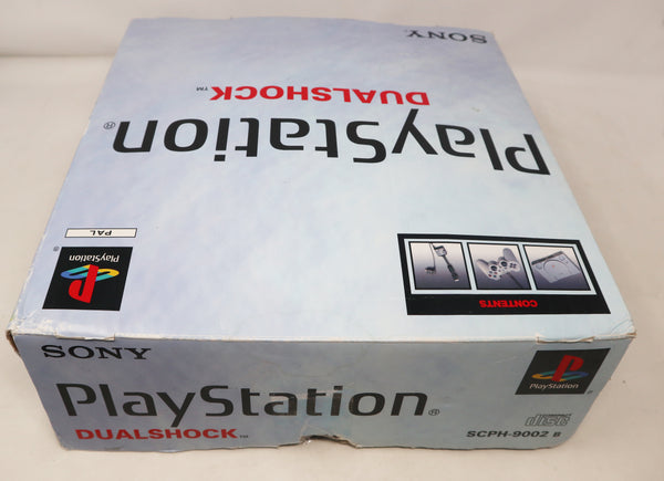 Vintage Sony Playstation 1 PS1 Pal Console Boxed SCPH-9002, Controller + Tomb Raider Video Game Lot Bundle Retro