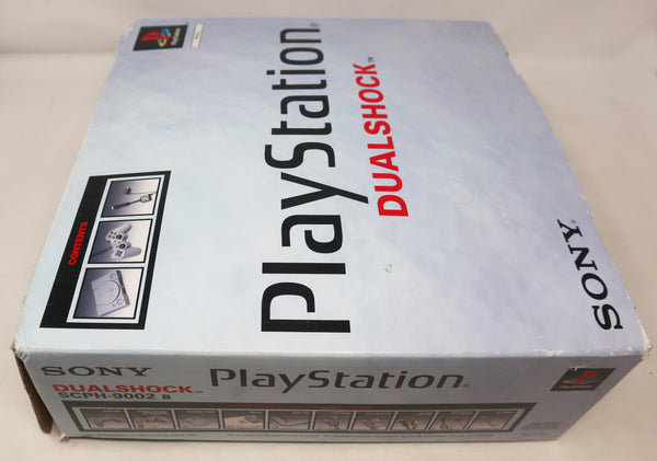 Vintage Sony Playstation 1 PS1 Pal Console Boxed SCPH-9002, Controller + Tomb Raider Video Game Lot Bundle Retro