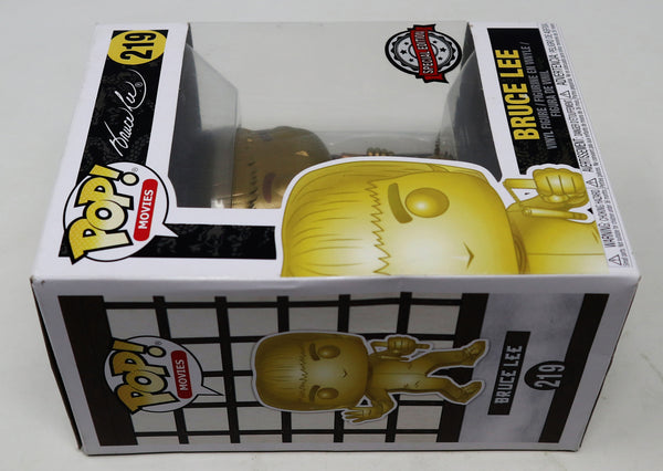 2018 Funko POP! Movies 219 Bruce Lee Vinyl Figure Boxed Gold Special Edition