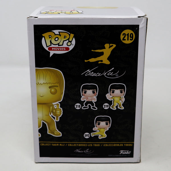 2018 Funko POP! Movies 219 Bruce Lee Vinyl Figure Boxed Gold Special Edition