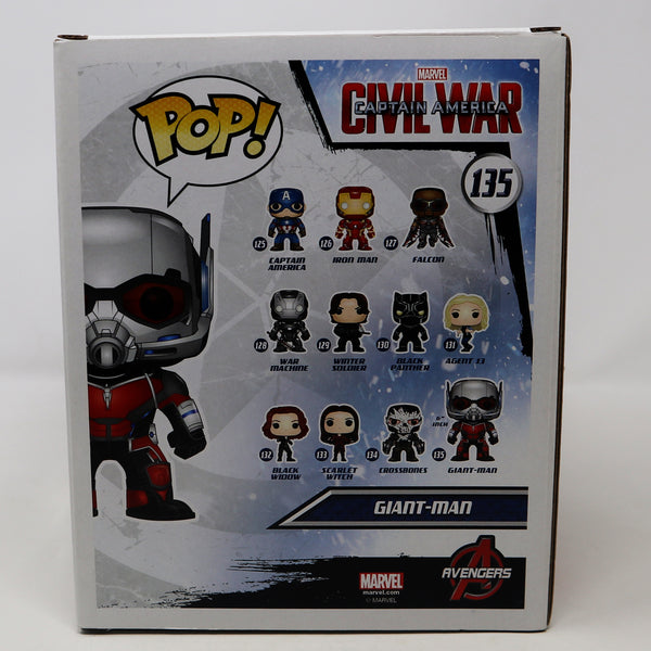Funko POP! 135 Marvel Captain America Civil War Giant-Man Vinyl Bobble-Head Figure Boxed