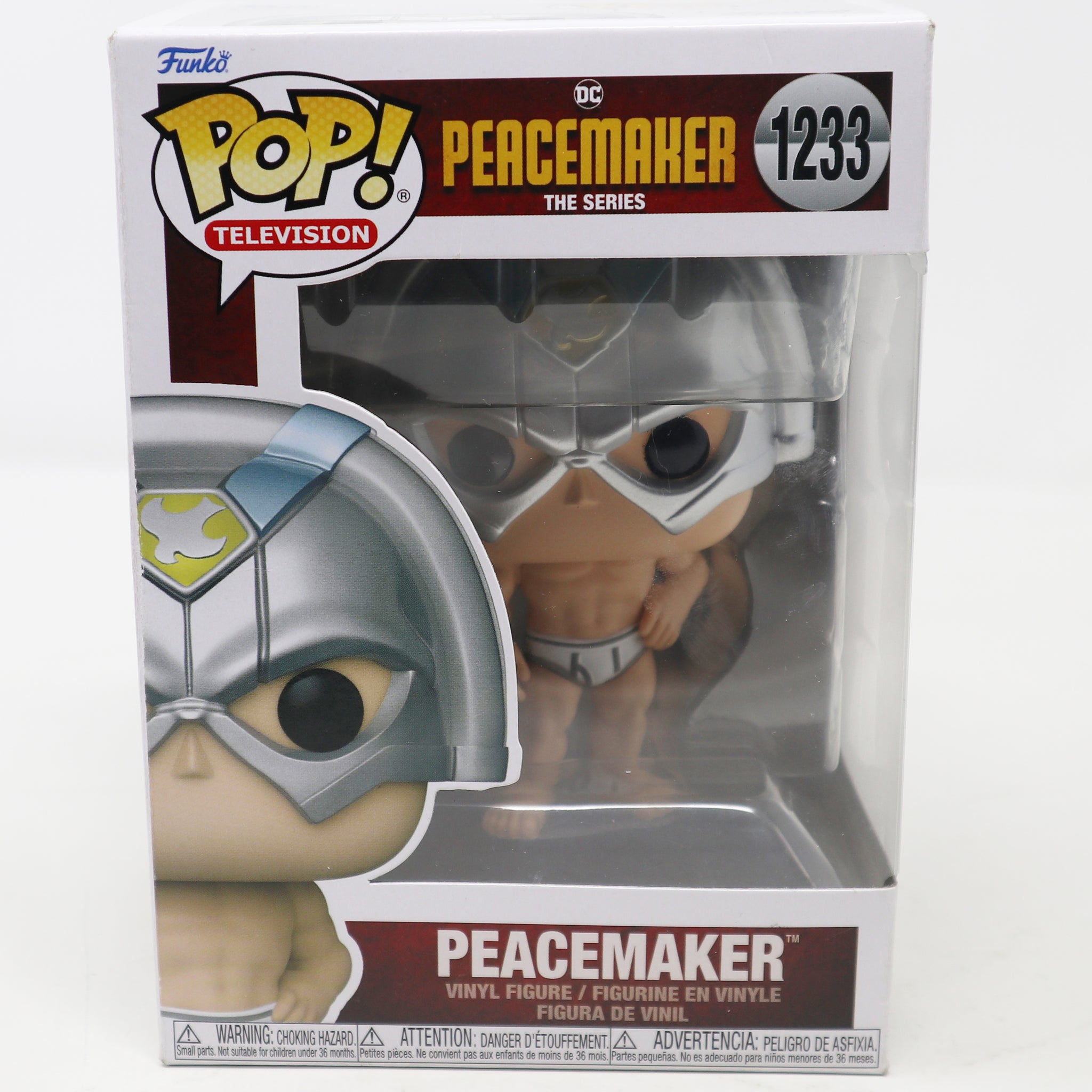 Funko POP! Television 1233 DC Peacemaker The Series Peacemaker Vinyl Figure Boxed John Cena