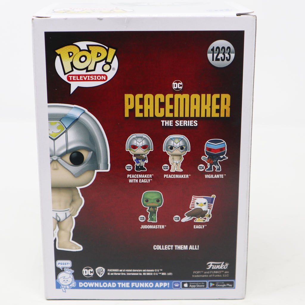 Peacemaker With Peace Sign Peacemaker The Series Pop Vinyl Television Series Funko Convention Exclusive Peacemaker With Peace Sign Peacemaker The Series Pop Vinyl Television Series Funko Convention Exclusive