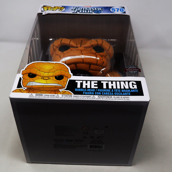 Funko POP! 570 Marvel Fantastic Four 4 The Thing Bobble-Head 10" Figure Boxed Special Edition